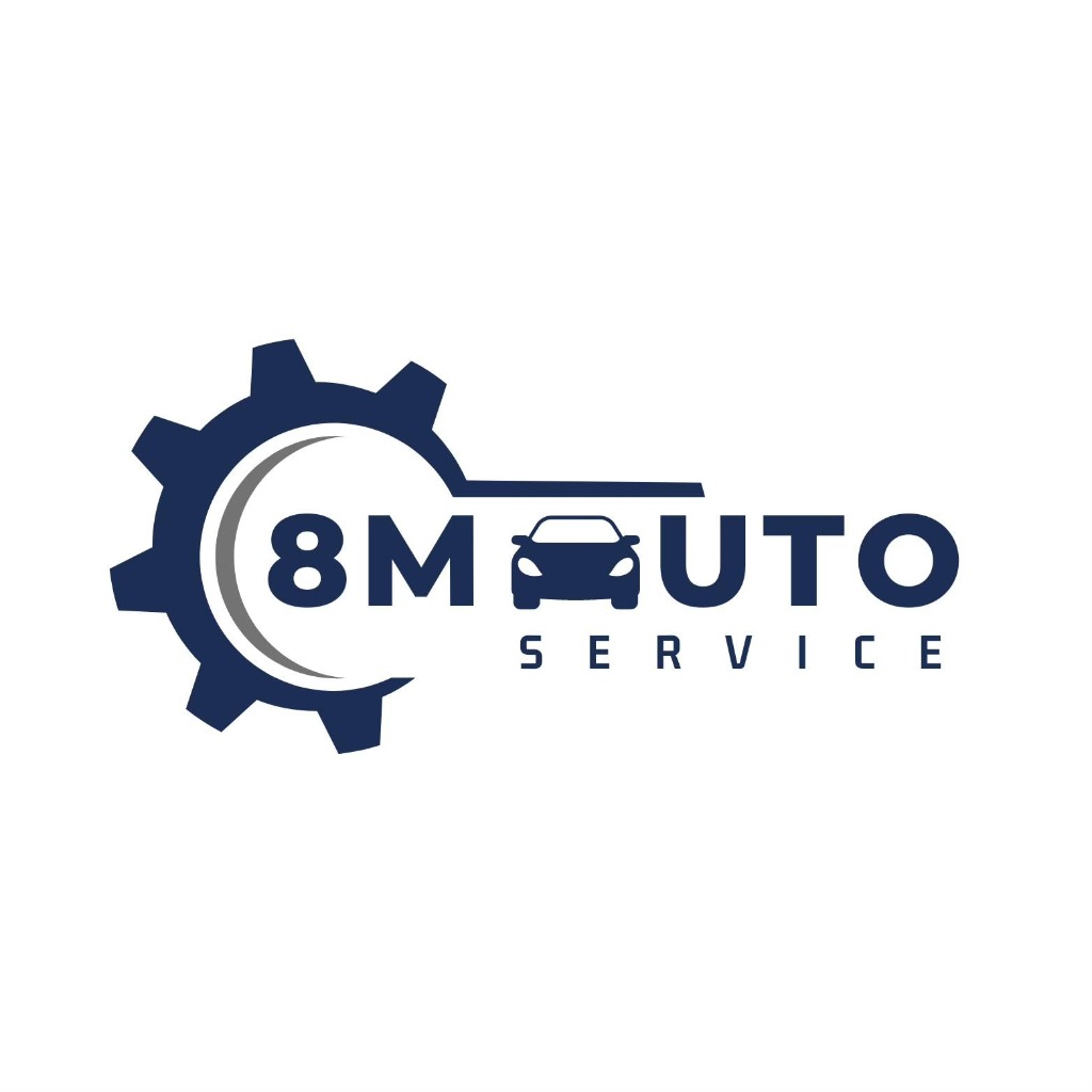 8M Auto Service Logo